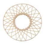 MIROIR ROND ROTIN BOMBOU